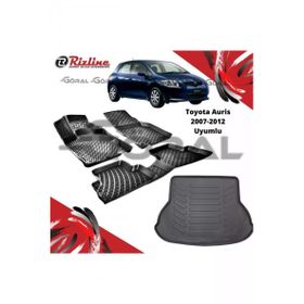 Rizline Toyota Auris 2007-2012 Uyumlu Paspas ve Bagaj Havuzu Set