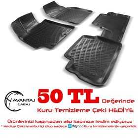 Rizline Toyota Auris 3D 2007-2012 Havuzlu Paspas