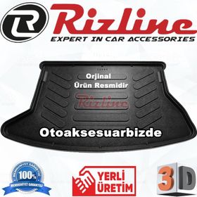 Rizline Toyota Auris Siyah 2007 2012 3D Bagaj Havuzu