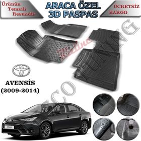 Rizline Toyota Avensis 2009 Sonrası 3D Havuzlu Paspas