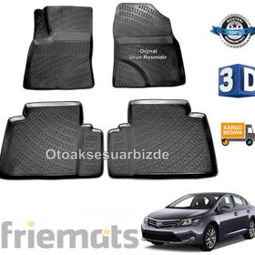 Rizline Toyota Avensis Siyah Sedan 2009-2016 3D Havuzlu Paspas