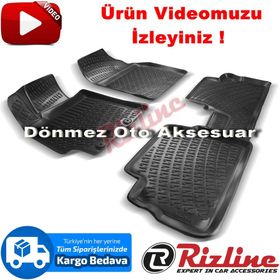 Rizline Toyota C-hr 2016 2019 Siyah 3D Havuzlu Paspas