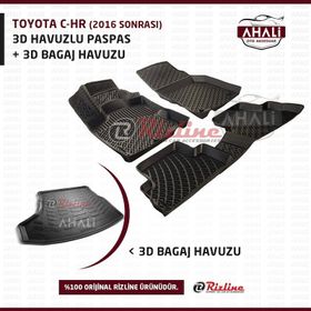 Rizline Toyota C-HR 2016 Sonrası 3D Bagaj Havuzu