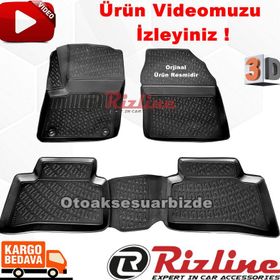 Rizline Toyota chr 3D Havuzlu Paspas