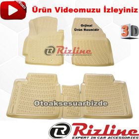 Rizline Toyota Corolla 2013 Bej 3d Havuzlu Paspas