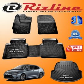 Rizline Toyota Corolla 2013 Son 3D Paspas Ve Bagaj Havuzu