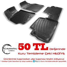 Rizline Toyota Corolla 3D 2006-2012 Havuzlu Paspas