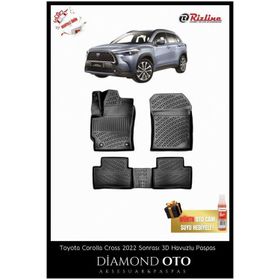 Rizline Toyota Corolla Cross 2022-2023-2024-2025 3D Havuzlu Paspas ve Bagaj Havuzu