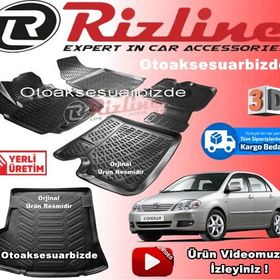 Rizline Toyota Corolla Havuzu Sedan 2007-2013 3D Bagaj Havuzu