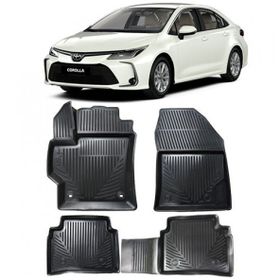 Rizline Toyota Corolla Sedan 2019 Sonrası Siyah 3D Havuzlu Paspas