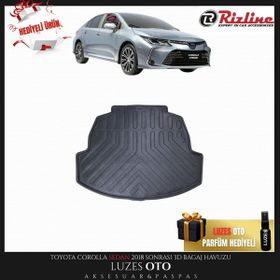 Rizline Toyota Corolla Siyah Sedan 2019 Sonrası 3D Bagaj Havuzu