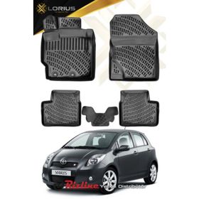 Rizline Toyota Yaris 2005-2013 Siyah 3D Havuzlu Paspas
