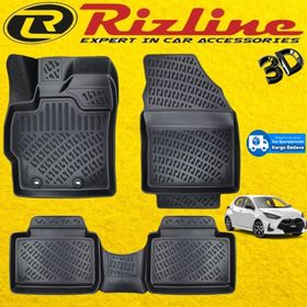 Rizline Toyota Yaris 2020 Sonrası Uyumlu 3D Siyah Havuzlu Paspas