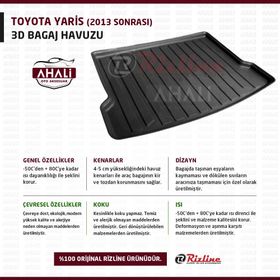 Rizline Toyota Yaris 3D Bagaj Havuzu
