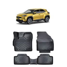 Rizline Toyota Yaris Cross 2022+ 3D Siyah 3D Havuzlu Paspas