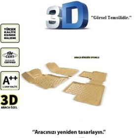 Rizline V60 3D Havuzlu BEJ Paspas