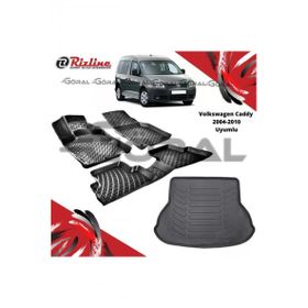 Rizline Volkswagen Caddy 2004-2010 Uyumlu Paspas ve Bagaj Havuzu Set
