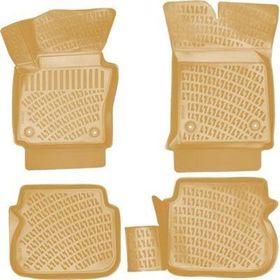Rizline Volkswagen Caddy 2004-2020 Arası Bej 3D Havuzlu Paspas