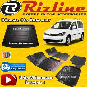 Rizline Volkswagen Caddy 2010-2015 3D Paspas Bagaj Havuzu