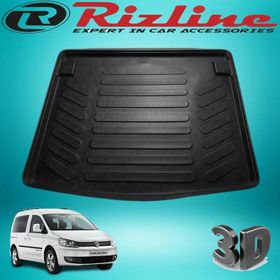 Rizline Volkswagen Caddy Siyah 2011-2018 3d Bagaj Havuzu