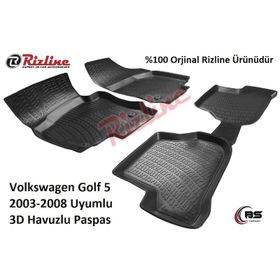 Rizline Volkswagen Golf 5 2003-2008 3d Havuzlu Paspas