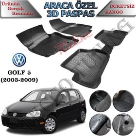Rizline Volkswagen Golf 5 2003-2009 3D Havuzlu Paspas