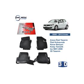 Rizline Volkswagen Golf 6 2008-2012 3D Havuzlu Paspas