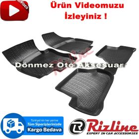 Rizline Volkswagen Golf 6 2008-2012 3D Havuzlu Paspas