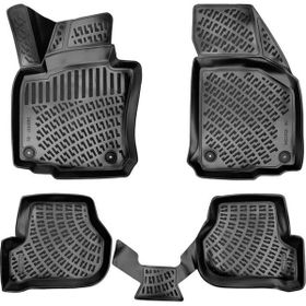 Rizline Volkswagen Golf 6 2009-2012 Uyumlu 3D Siyah Havuzlu Paspas