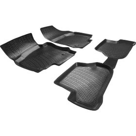 Rizline Volkswagen Golf 6 2009-2012 Uyumlu 3D Siyah Havuzlu Paspas