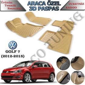 Rizline Volkswagen Golf 7 2012-2018 3D Havuzlu Paspas
