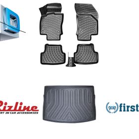 Rizline Volkswagen Golf 7 2012 Sonrası 3D Paspas Bagaj Havuzu