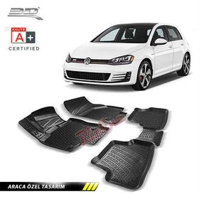Rizline Volkswagen Golf 7 2012 Sonrasi Siyah 3D Havuzlu Paspas