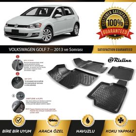 Rizline Volkswagen Golf 7 2013-sonrası 3d Havuzlu Paspas