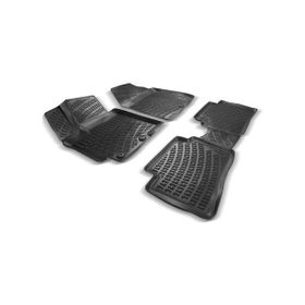 Rizline Volkswagen Golf 7 2013 Sonrası Uyumlu 3D Siyah Havuzlu Paspas
