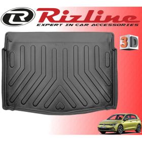 Rizline Volkswagen Golf 8 Siyah 2020 Sonrası 3D Alt Bagaj Havuzu