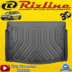 Rizline Volkswagen Golf 8 Siyah 2020 Sonrası 3D Alt Bagaj Havuzu