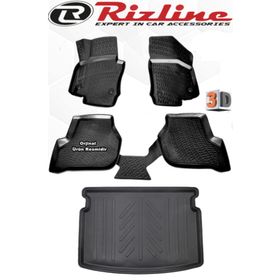 Rizline Volkswagen Golf7 Orjinal İç 3D Havuzlu Paspas