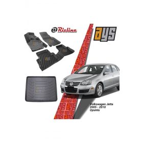 Rizline Volkswagen Jetta 2005-2010 3D Havuzlu Paspas + Bagaj Havuzu