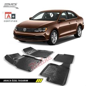Rizline Volkswagen Jetta 2011 Sonrası 3D Araca Özel Havuzlu Paspas