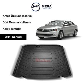 Rizline Volkswagen Jetta 2011 Sonrası Cepli Bagaj Havuzu Paspası