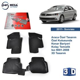 Rizline Volkswagen Jetta 2011 Sonrasihavuzlu 3D Havuzlu Paspas