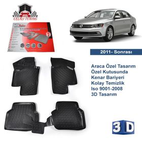 Rizline Volkswagen Jetta 2011 Sonrasihavuzlu 3D Havuzlu Paspas