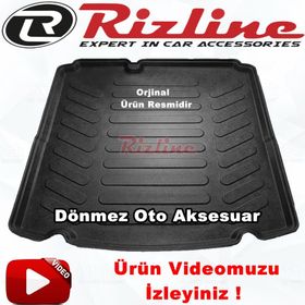 Rizline Volkswagen Jetta Paspası Siyah 2006-2011 Arası 3D Bagaj Havuzu