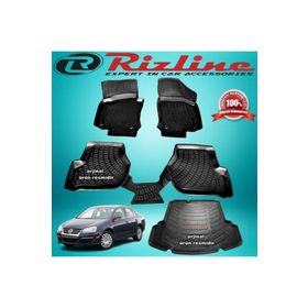 Rizline Volkswagen Jetta Paspası Siyah 2006-2011 Arası 3D Bagaj Havuzu