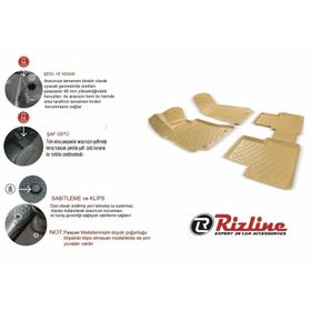 Rizline Volkswagen New Beetle 2ön 2011 Sonrası 3d Havuzlu Paspas