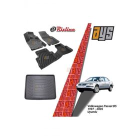 Rizline Volkswagen Passat B5 1997-2005 3D Havuzlu Paspas + Bagaj Havuzu