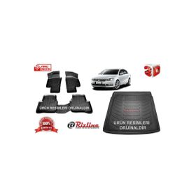 Rizline Volkswagen Passat B6 2005-2010 3D Havuzlu Paspas+Bagaj Havuzu Set