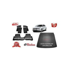 Rizline Volkswagen Passat B6 2005-2010 3D Havuzlu Paspas+Bagaj Havuzu Set