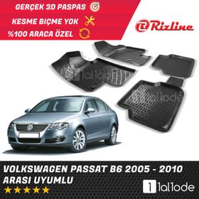 Rizline Volkswagen Passat B6 3D 2005-2010 Havuzlu Paspas